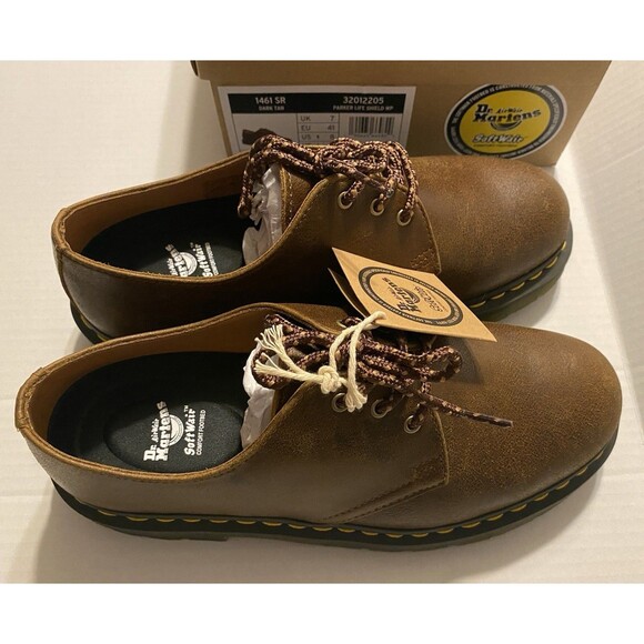 Dr Martens 1461 SR Brown Lace Parker Life Shield WP Leather 9W/8M SoftWair NEW main image 7